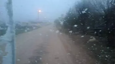 Reşadiye'de Kar Sürprizi