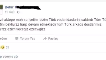 Sosyal Medyada 'Harp Devam Etmektedir' Yazan Şahıs Tutuklandı