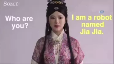 Robot 'Jia Jia' İngilizce Röportaj Yaptı