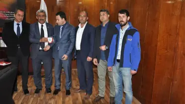 Spor Camiasından Kaymakam Uzan'a Ziyaret