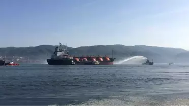 Faciadan Dönüldü! İzmit Körfezi'nde LPG Yüklü Tanker Alev Alev Yandı