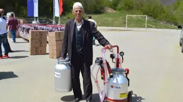 Tika'dan Priştineli Süt Üreticilerine Destek