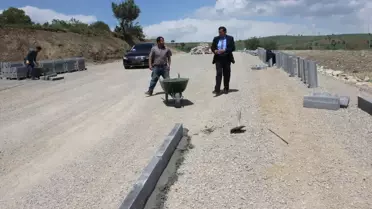 Havza Devlet Hastanesine Bağlantı Yolları Yapılıyor