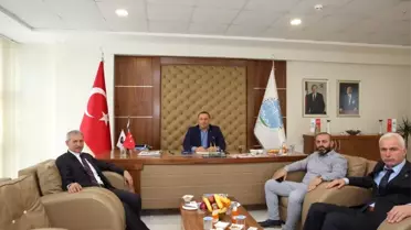 Başkan Dişli'den, Timfed Başkan Yardımcısı Bayrak'a Ziyaret