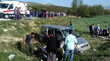 Konya'da İki Araç Çarpıştı: 1 Ölü, 7 Yaralı