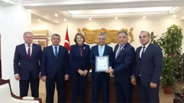 Asimder Heyetinden Vali Alpman'a Ziyaret