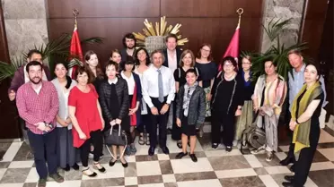 Dünyaca Ünlü Yazar ve Yayıncılardan Başkan Demircan'a Ziyaret