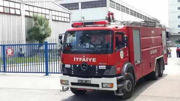 Cam Elyaf Fabrikasında Yangın