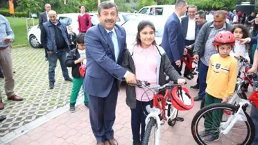 Darıcalı Öğrenciler Bisikletlerine Kavuştu