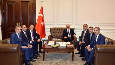 Astop Heyeti İçişleri Bakanı Soylu'yu Ziyaret Etti