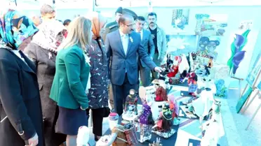 Yozgat Halk Eğitim Merkezi Yıl Sonu Sergisini Açtı