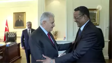 Başbakan Yıldırım, Sudan Cumhurbaşkanı Yardımcısı Hamid Ile Bir Araya Geldi