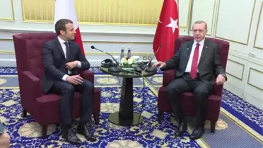 Cumhurbaşkanı Erdoğan Fransa Cumhurbaşkanı ile Görüştü
