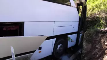 Dere Yatağına Düşen Otobüste 7 Yaralı