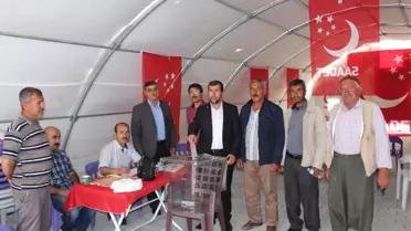 Samsat'ta Saadet Partisi İlçe Olağan Kongresi Yapıldı