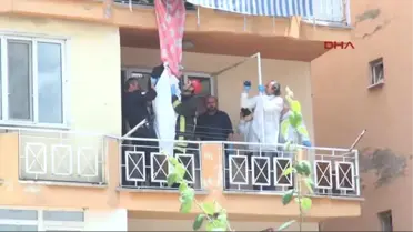 Denizli Kendini Balkon Demirine Asarak Intihar Etti