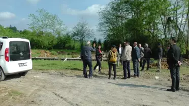 Akçakoca'da Yapılan Semt Sahalarının İkincisi Tamamlanıyor