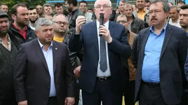 Başkan Kurt, Eylemdeki Cam İşçilerini Ziyaret Etti