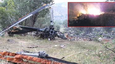 Köylüler Helikopter Kazasını Anlattı: Gittiğimizde Mühimmatlar Patlıyordu