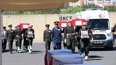Lice Şehitleri Memleketlerine Uğurlandı
