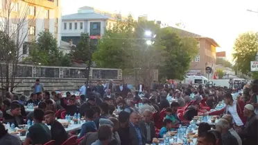 Malazgirt Kardeşlik İftarına Katılım Yüksek Oldu