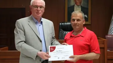 Odunpazarı'nın Süper Babaları Sertifikalarını Aldı