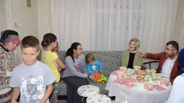 AK Parti İl Başkanı Keskin, 5 Çocuklu Özdemir Ailesi ile İftar Yaptı