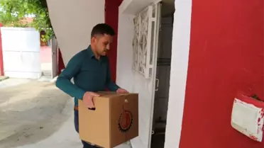 Sorgun'da Dar Gelirli Engellilere Gıda Yardımı