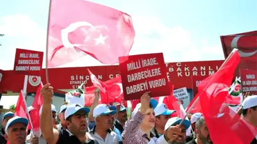 Hak-İş Konfederasyonu Sincan Cezaevi Kampüsünde Nöbette