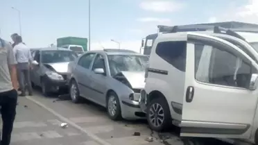 13 Araç Birbirine Girdi