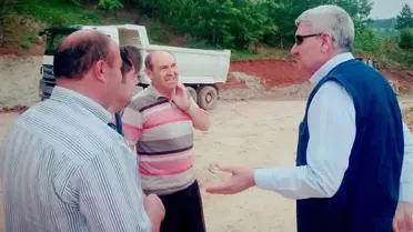 Başkan Musa Yılmaz, Hisarcık'ta Yol Çalışmalarını Yerinde İnceledi