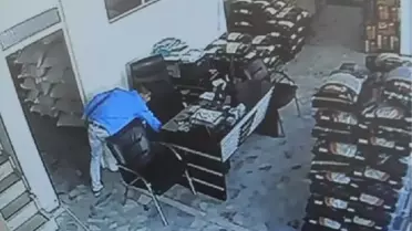 İşyerinden Laptop Hırsızlığı Kamerada