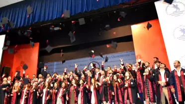 Omü Veterinerlik Fakültesinde Mezuniyet Coşkusu