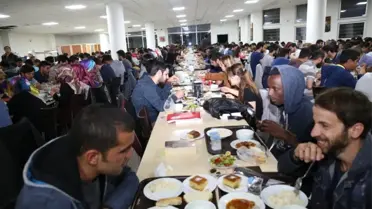 Bayburt Üniversitesi'nden Yerli ve Yabancı Uyruklu Öğrencilere İftar