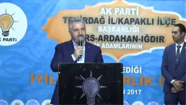 Bakan Arslan: '14 Yılda Tekirdağ'ı Edirne'ye, İstanbul'a Kırklareli'ne ve Çanakkale'ye Bölünmüş...