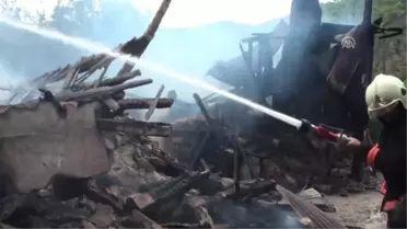 Beypazarı'nda Yangın: 1 Ölü, 2 Yaralı