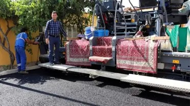 Germencik Belediyesi 7 Eylül Mahallesinde Asfaltlama Çalışmalarına Başladı