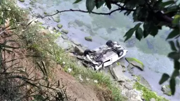 Tekirdağ'da Denize Uçan Otomobilde 2 Kişi Yaralandı