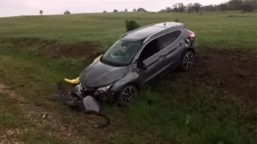 Ak Partili Belediye Başkanı Kaza Yaptı