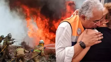 Portekiz'de Ormanlık Alanda Başlayan Yangın, Üç Gündür Söndürülmeye Çalışılıyor