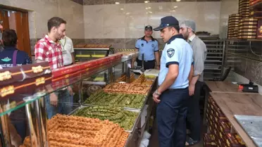 Ramazan Bayramı Öncesi Tatlıcı Denetimi