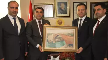 Vali Aksoy'dan Dtb'ye Veda Ziyareti