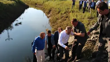 Bakan Kılıç Sel Bölgesinde İncelemelerde Bulundu