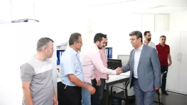 Başkan Karadeniz, Personeliyle Bayramlaştı