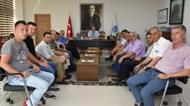 Disk/genel-İş Sendikası Trakya Şube Başkanı Şen Albayrak'ı Ziyaret Etti