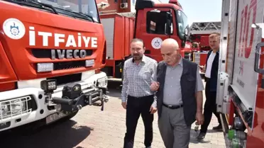 Başkan Doğan İtfaiye Daire Başkanlığını Ziyaret Etti