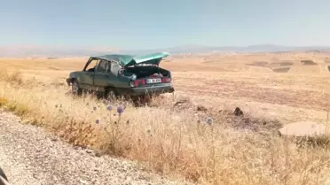 Besni'de Otomobil Takla Attı: 2 Yaralı
