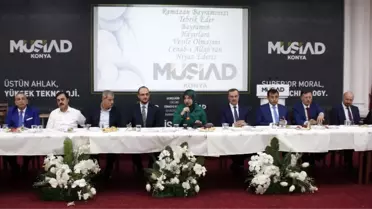 Müsiad Konya Şubesi Bayramlaşma Programı İş ve Siyaset Dünyasını Bir Araya Getirdi