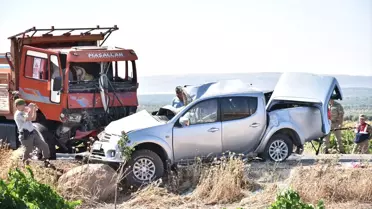 Kilis'te Askeri Araçla Kamyonun Çarpışması