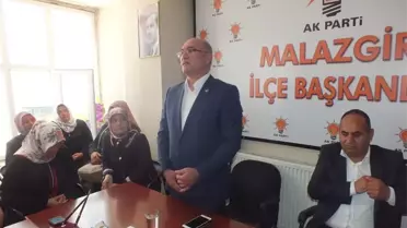 Ak Partili Muzaffer Çakar Malazgirt'te